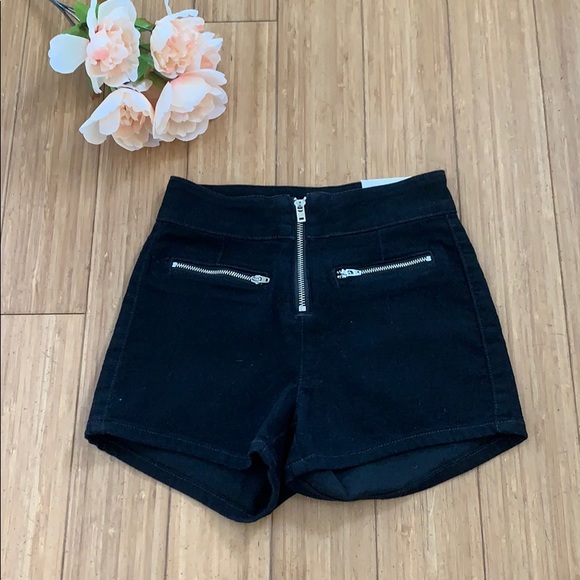 Guess Pants - NWT black high waisted booty shorts from Guess Guess Pants - NWT black high waisted booty shorts from Guess
